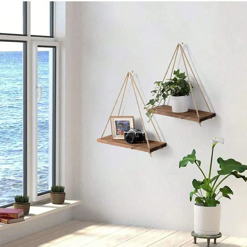 LumaCozy™ Floating Wood Shelf