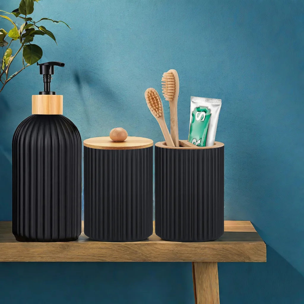 Elegant Bathroom Organizer Set