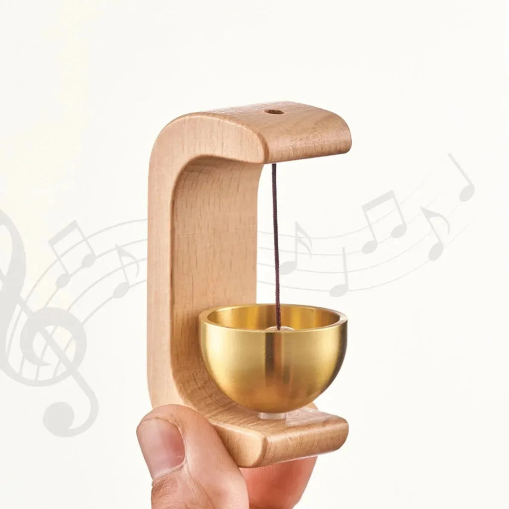 Hanging Decorations Wooden Wind Chimes Wireless Doorbell Entrance Door Bell Decorative Wind Bell for Home Opening