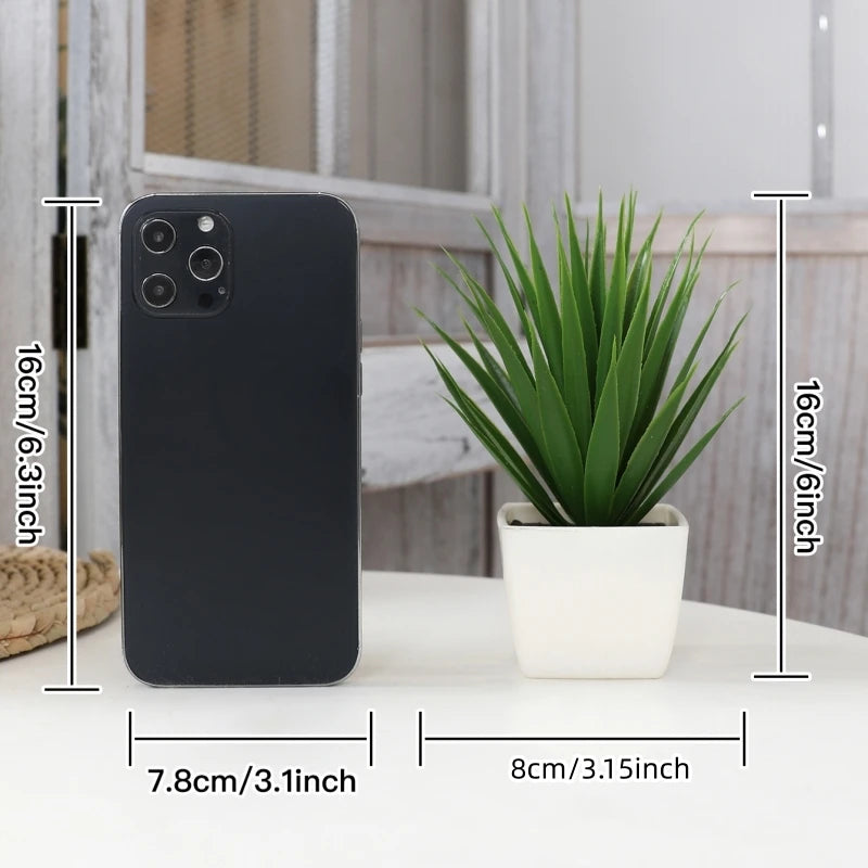 1PC Simulation Home Decoration Plant Potted Plants, Business Office Desktop Foyer Garden Courtyard Placement