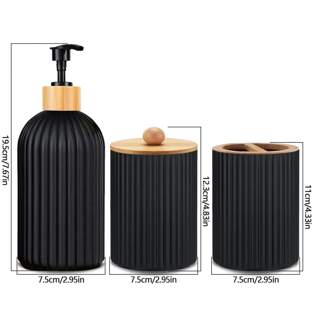 Elegant Bathroom Organizer Set